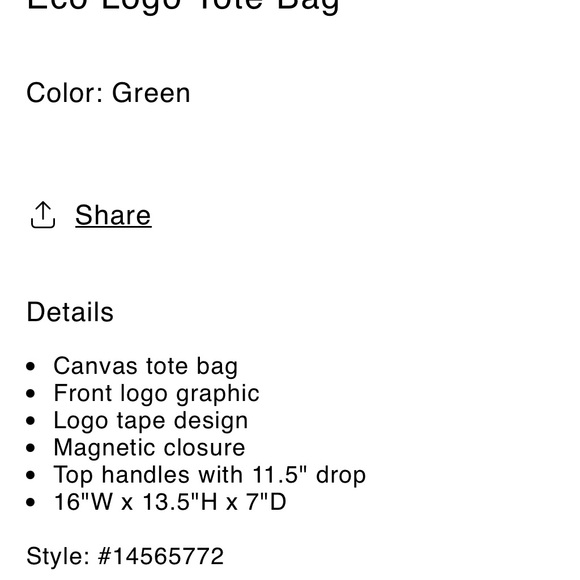 Guess Tote Bag & Earrings - Picture 6 of 6